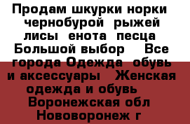 Продам шкурки норки, чернобурой, рыжей лисы, енота, песца. Большой выбор. - Все города Одежда, обувь и аксессуары » Женская одежда и обувь   . Воронежская обл.,Нововоронеж г.